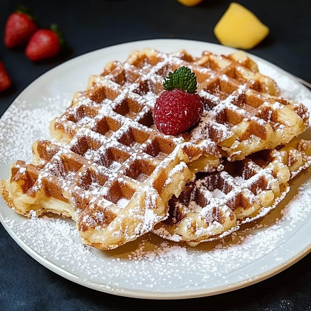 Marzipan Waffeln