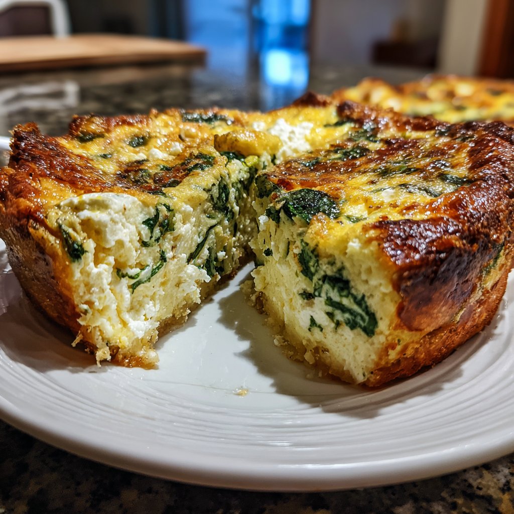 Spinat-Feta-Quiche