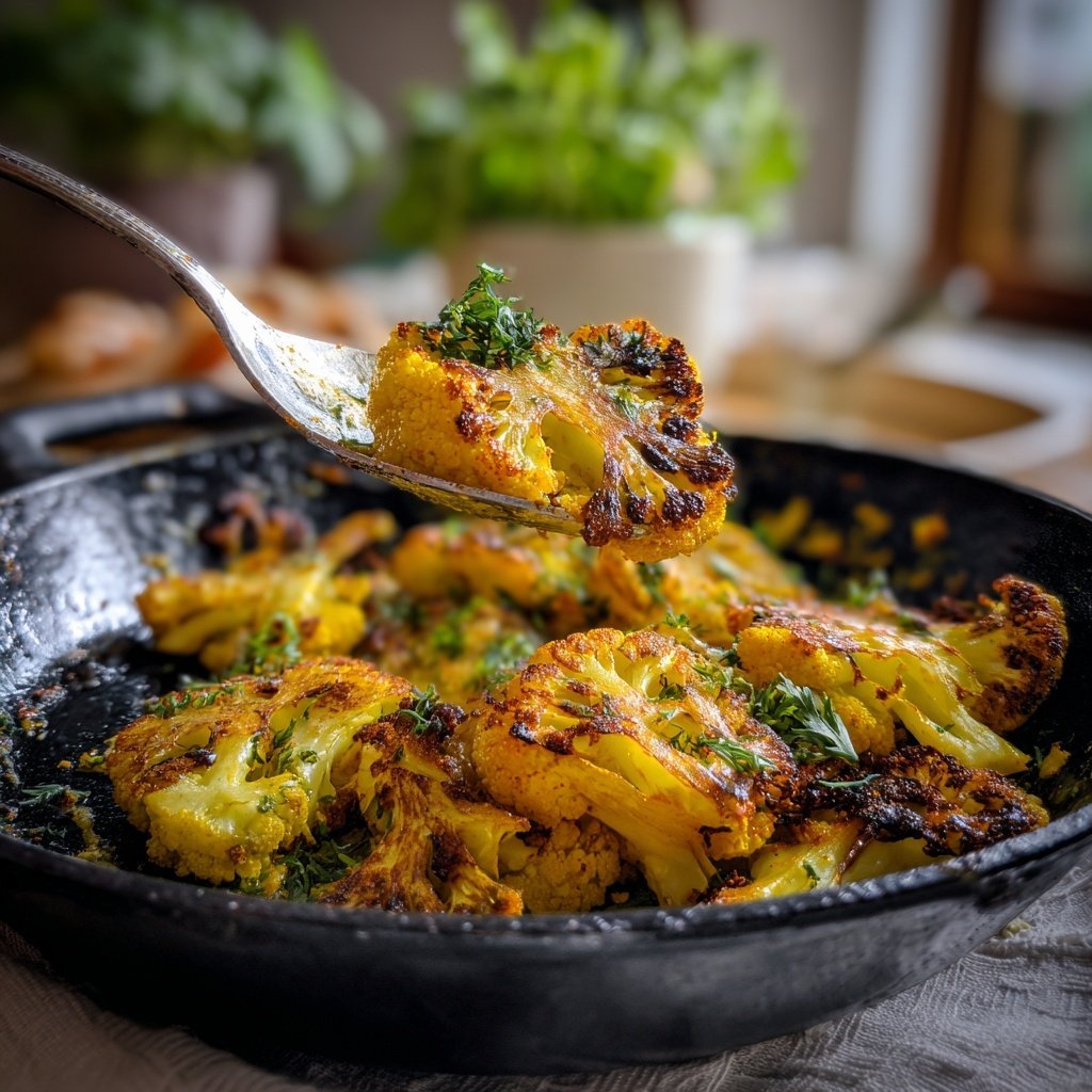 Blumenkohl Pfanne Mit Curry