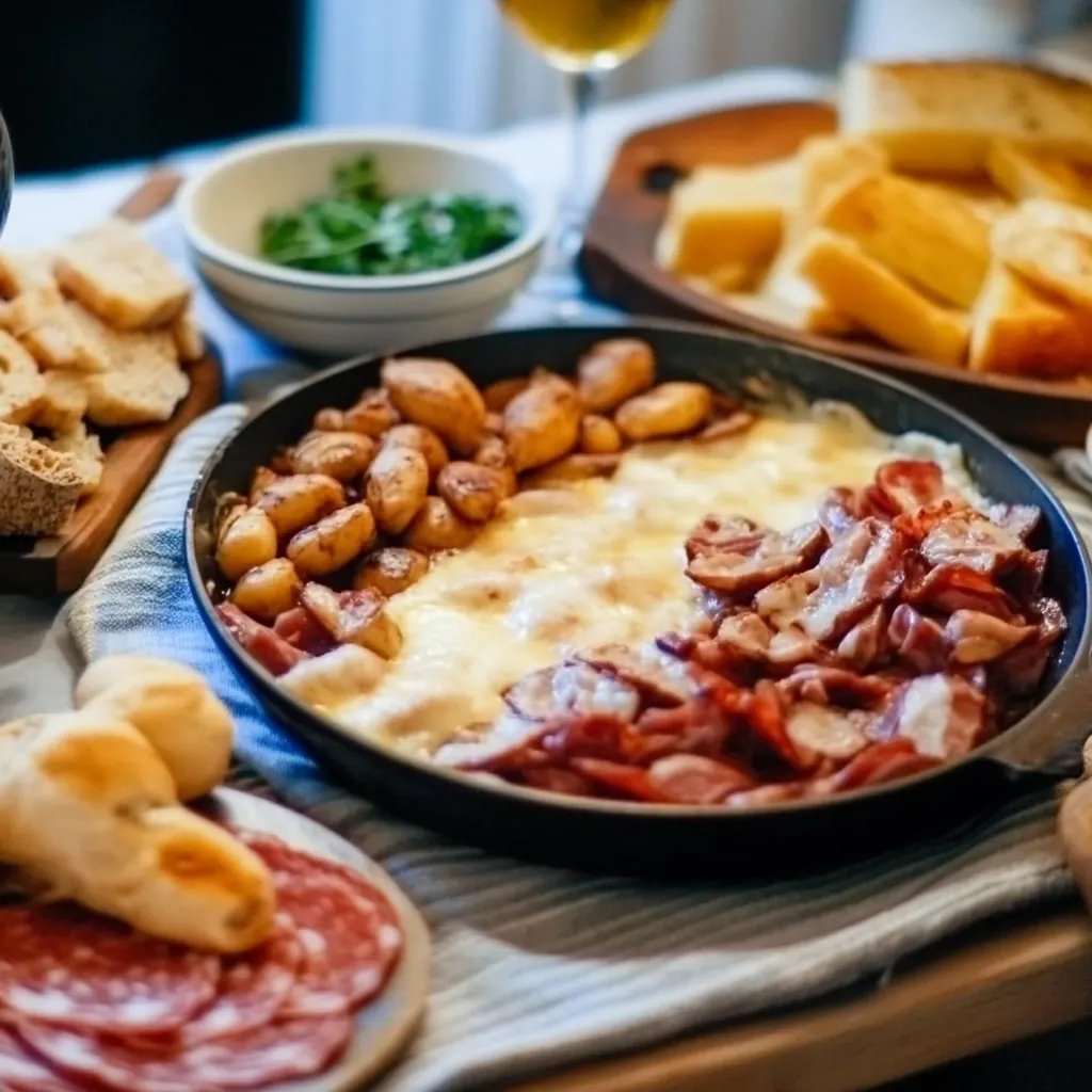 Raclette Dinner Party Menu