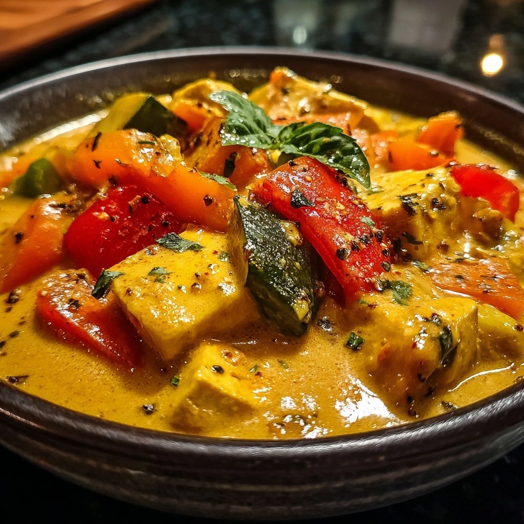 Vegetarisches Thai-Curry mit Gemüse