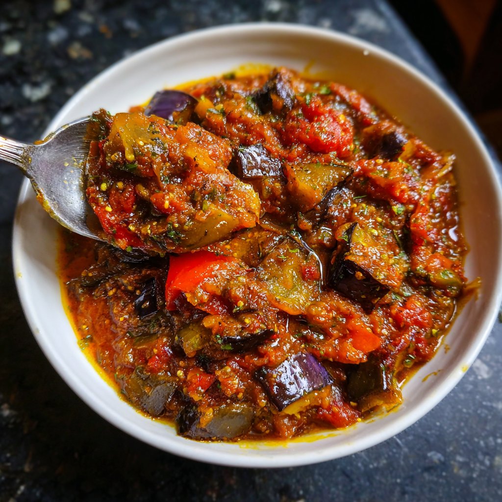 Auberginenragout vegetarisch